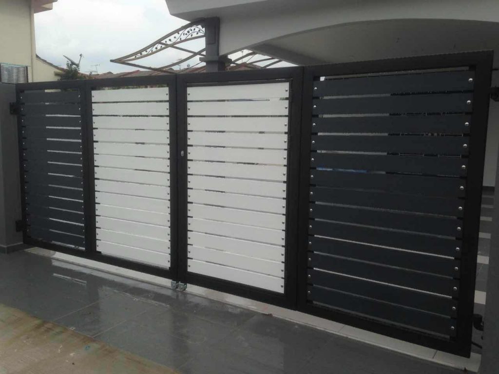 Stainless Steel Entrance Gate 04 | Stainless Steel Gate Malaysia | Door ...